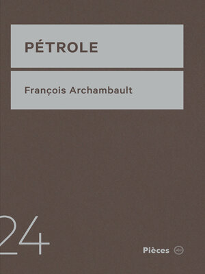 cover image of Pétrole